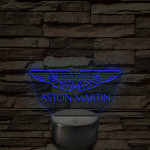 Aston Martin logó – 7 színű, színváltós LED lámpa