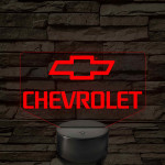 Chevrolet logó – 7 színű, színváltós LED lámpa
