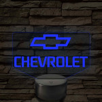 Chevrolet logó – 7 színű, színváltós LED lámpa