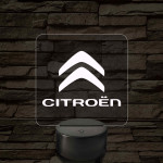 Citroën logó – 7 színű, színváltós LED lámpa