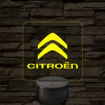 Citroën logó – 7 színű, színváltós LED lámpa