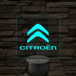 Citroën logó – 7 színű, színváltós LED lámpa