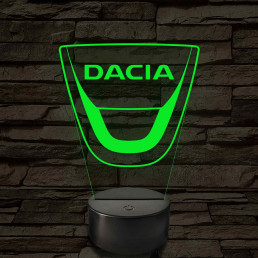 Dacia logó – 7 színű, színváltós LED lámpa