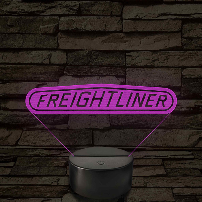 Freightliner logó – 7 színű, színváltós LED lámpa