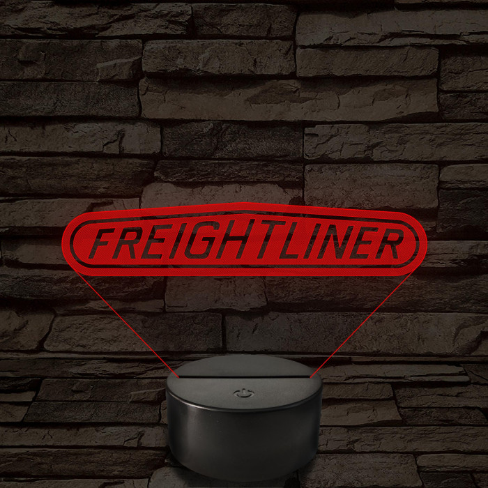 Freightliner logó – 7 színű, színváltós LED lámpa