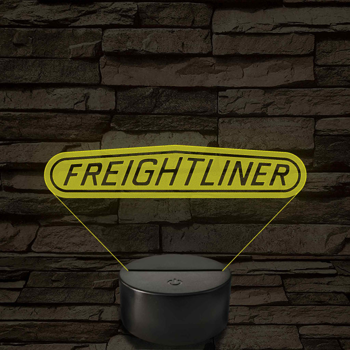 Freightliner logó – 7 színű, színváltós LED lámpa