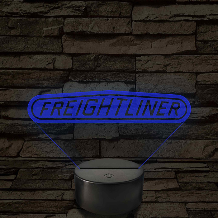 Freightliner logó – 7 színű, színváltós LED lámpa