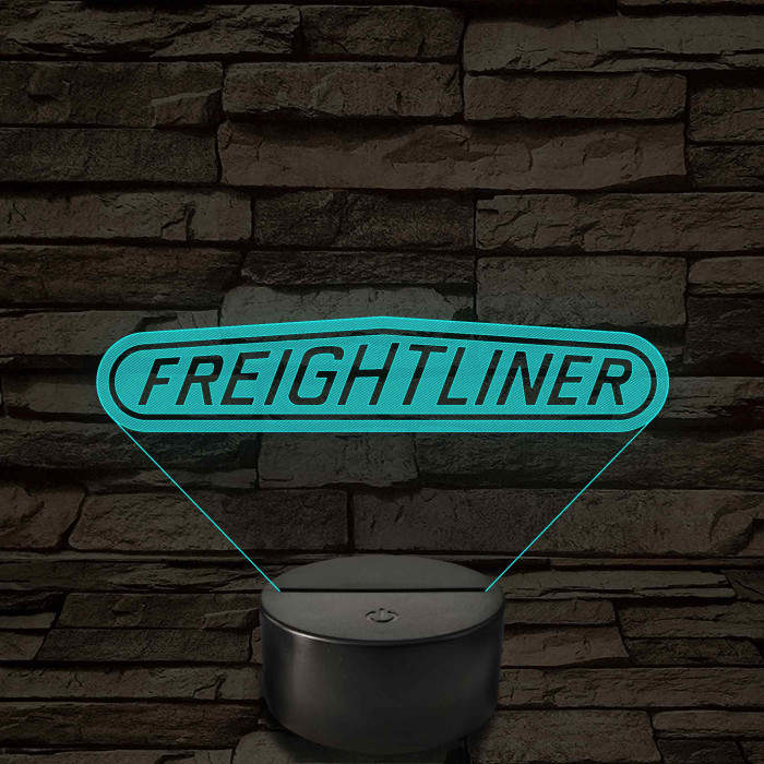 Freightliner logó – 7 színű, színváltós LED lámpa
