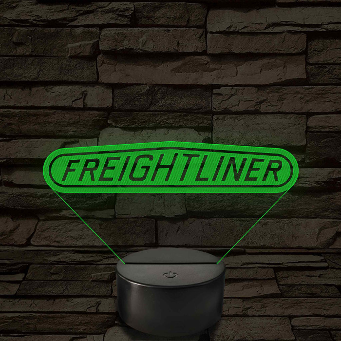 Freightliner logó – 7 színű, színváltós LED lámpa