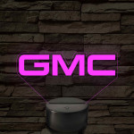 GMC logó – 7 színű, színváltós LED lámpa