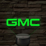 GMC logó – 7 színű, színváltós LED lámpa