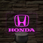 Honda logó – 7 színű, színváltós LED lámpa