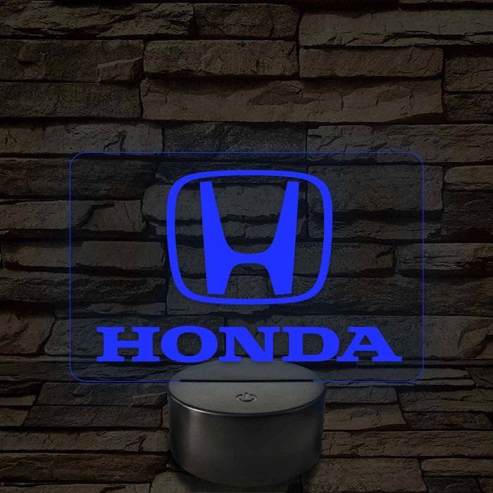 Honda logó – 7 színű, színváltós LED lámpa