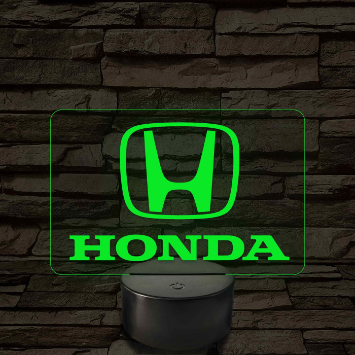 Honda logó – 7 színű, színváltós LED lámpa