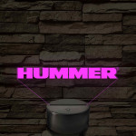 Hummer logó – 7 színű, színváltós LED lámpa