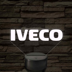 Iveco logó – 7 színű, színváltós LED lámpa