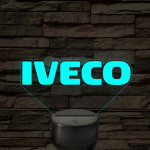 Iveco logó – 7 színű, színváltós LED lámpa
