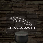 Jaguar logó – 7 színű, színváltós LED lámpa
