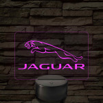 Jaguar logó – 7 színű, színváltós LED lámpa