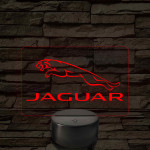 Jaguar logó – 7 színű, színváltós LED lámpa