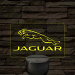 Jaguar logó – 7 színű, színváltós LED lámpa