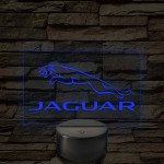 Jaguar logó – 7 színű, színváltós LED lámpa