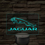 Jaguar logó – 7 színű, színváltós LED lámpa