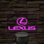 Lexus Embléma – 7 színű, színváltós LED lámpa