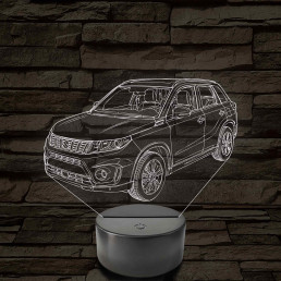 Suzuki Vitara 7 színű színváltós 3D led lámpa
