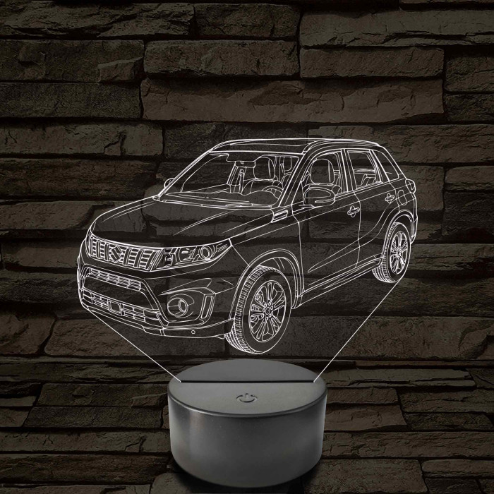Suzuki Vitara 7 színű színváltós 3D led lámpa