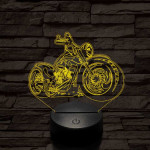 Chopper motor 3D led lámpa