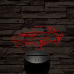 Chevrolet Corvette C2 7 színű 3D led lámpa