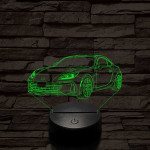 Subaru BRZ 7 színű 3D led lámpa