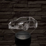 Subaru BRZ 7 színű 3D led lámpa
