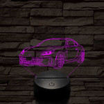 Subaru BRZ 7 színű 3D led lámpa