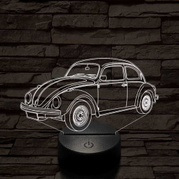 Volkswagen Beetle autó 3D led lámpa
