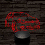 Volkswagen Golf Mk6 7 színű 3D led lámpa