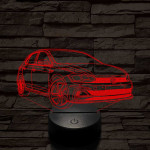 Volkswagen Polo GTI 7 színű 3D led lámpa