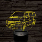 Volkswagen T4 kisbusz 7 színű 3D led lámpa