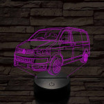 Volkswagen T5 kisbusz 7 színű 3D led lámpa