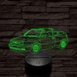 Volkswagen Golf 3 cabrio 7 színű 3D led lámpa