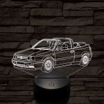 Volkswagen Golf 3 cabrio 7 színű 3D led lámpa
