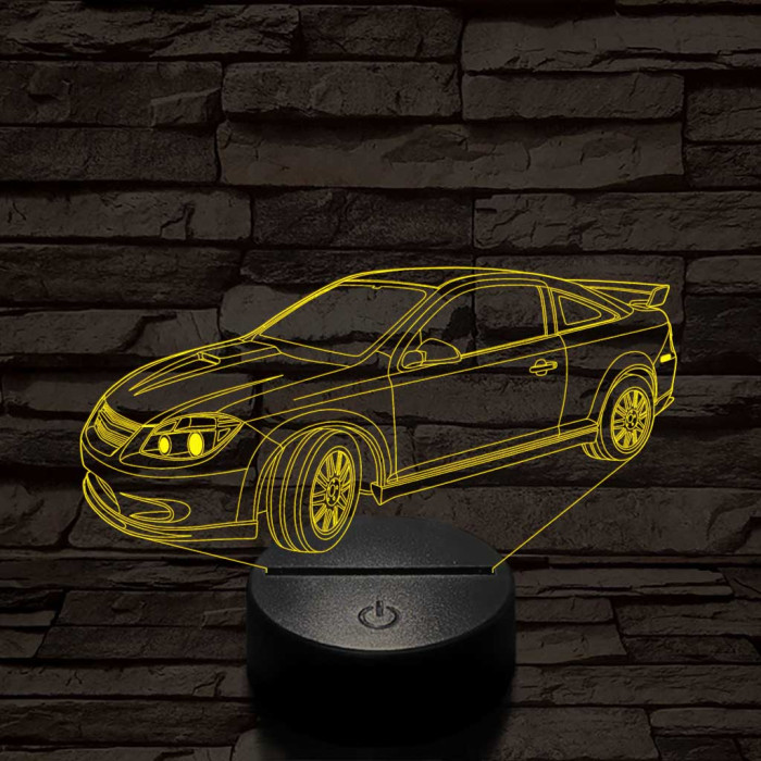 Chevrolet cobalt 7 színű 3D led lámpa