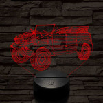 Volkswagen kétéltű gyalogsági jármű 7 színű 3D led lámpa