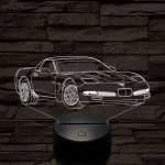 Chevrolet Corvette C5 7 színű 3D led lámpa