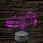 Skoda Octavia Combi LED Lámpa – Egyedi rendszámmal gravírozható