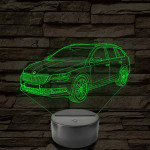 Skoda Octavia Combi LED Lámpa – Egyedi rendszámmal gravírozható