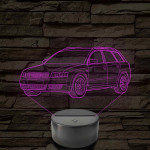 Audi A4 B6 (combi) – 7 színű, színváltós 3D LED lámpa