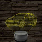 Audi A4 B6 (combi) – 7 színű, színváltós 3D LED lámpa
