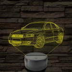 Audi A4 B6 (Sedan) – 7 színű, színváltós 3D LED lámpa